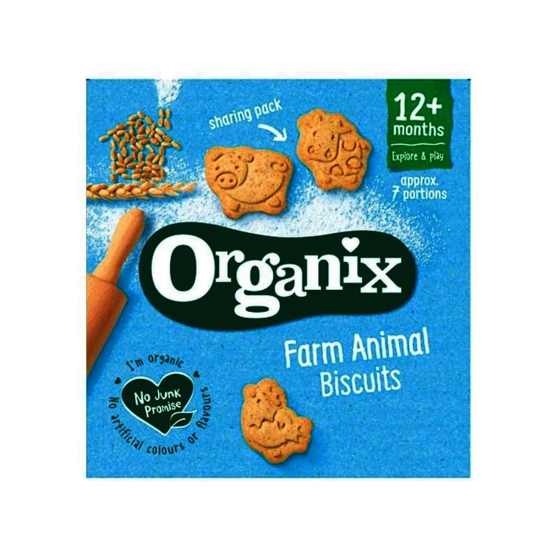 Organix 有機全麥動物餅 (100g)